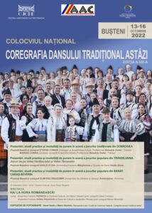 O noua editie a Colocviului National ,,𝑪𝒐𝒓𝒆𝒈𝒓𝒂𝒇𝒊𝒂 𝒅𝒂𝒏𝒔𝒖𝒍𝒖𝒊 𝒕𝒓𝒂𝒅𝒊𝒕t𝒊𝒐𝒏𝒂𝒍 𝒂𝒔𝒕𝒂𝒛𝒊”, la Busteni: de dragul Tezaurului mostenit