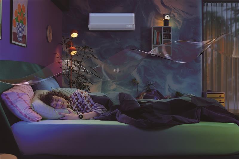 Somn odihnitor pe tot parcursul nopții: colaborarea dintre aparatele de aer condiționat Samsung și gama Galaxy