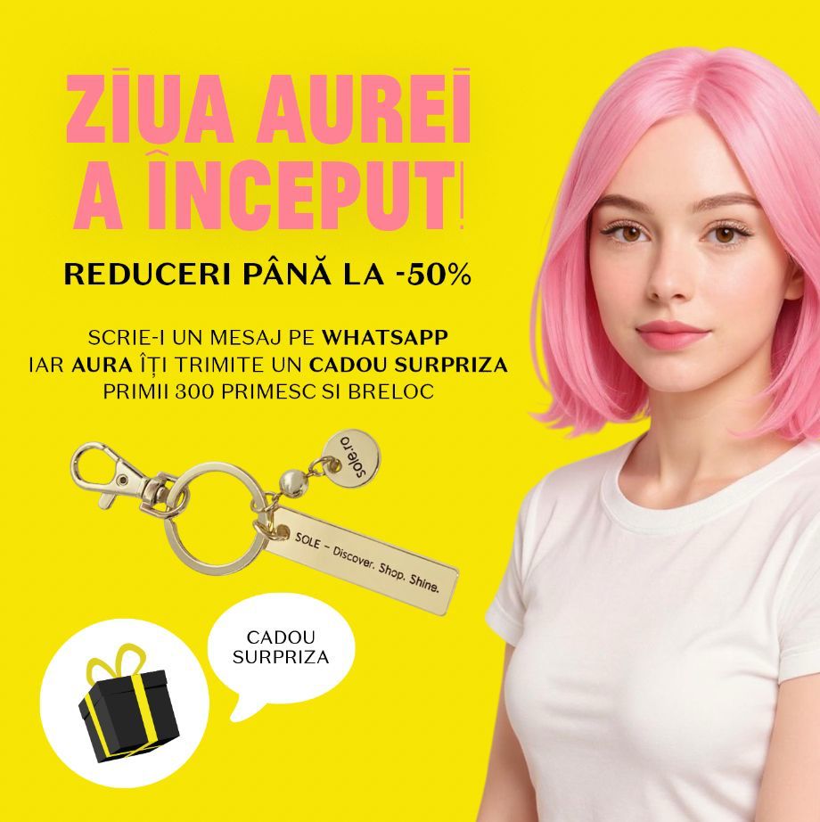 „Ziua AUREI” – prima campanie din România în care un avatar AI își sărbătorește ziua și îți oferă cadouri și produse personalizate direct din WhatsApp