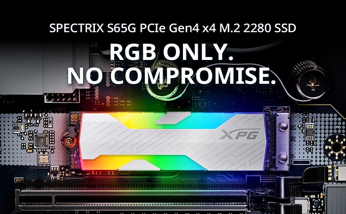 XPG lansează SSD-ul RGB Gen4 lider în industrie – SPECTRIX S65G