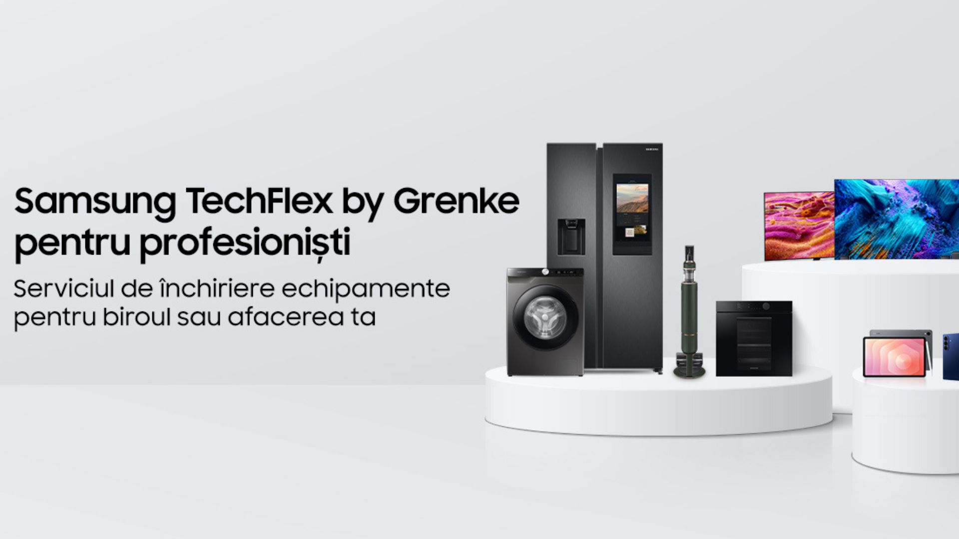 Samsung și Grenke România lansează un nou parteneriat pentru închirierea de echipamente destinate companiilor