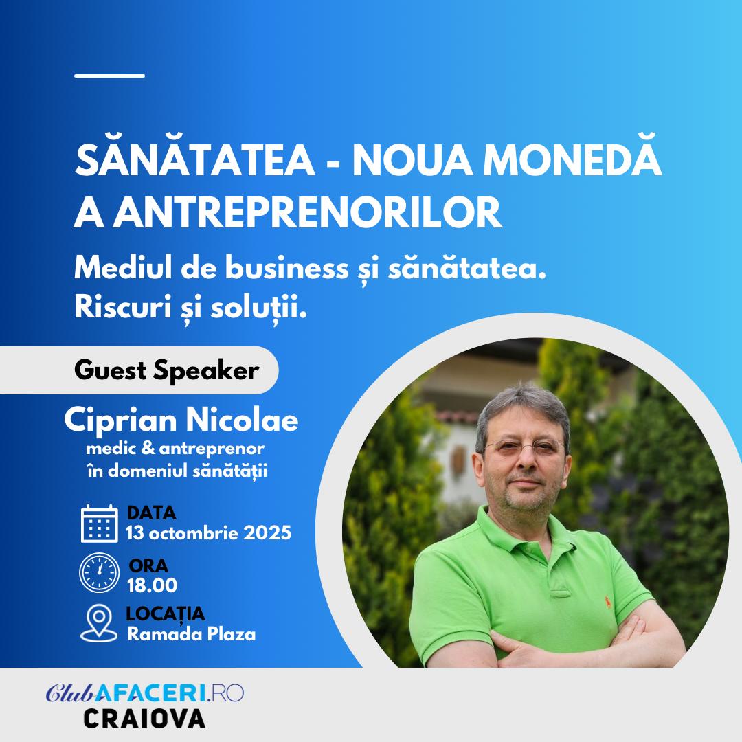 ClubAfaceri.ro Craiova are o nouă conducere – Radu Iovan este noul președinte