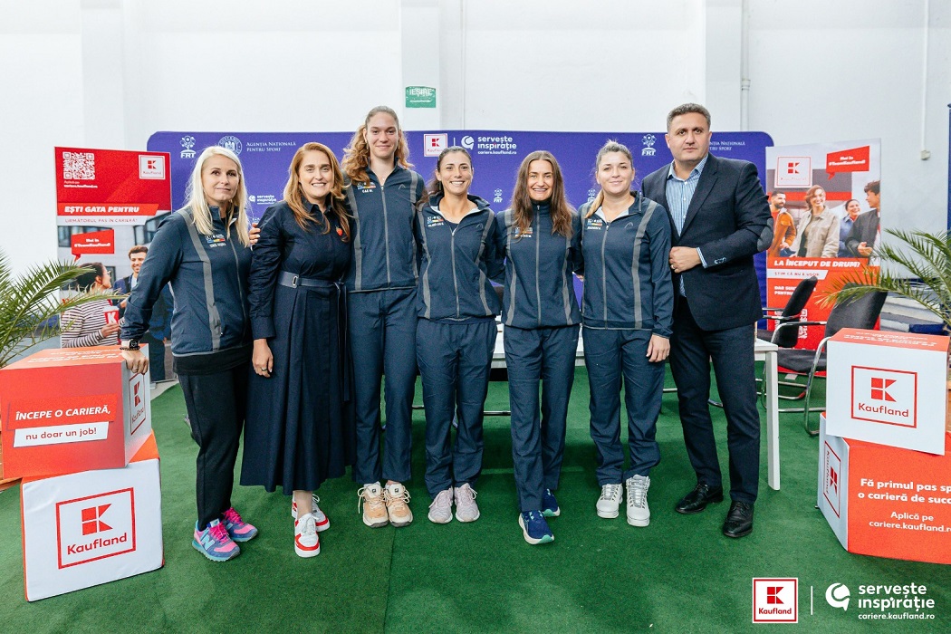 Kaufland România susține Echipa României de Tenis la Billie Jean King Cup