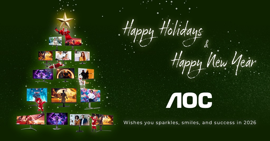 Monitorul perfect pentru orice setup: Ghidul de cadouri AOC pentru Crăciun și Anul Nou
