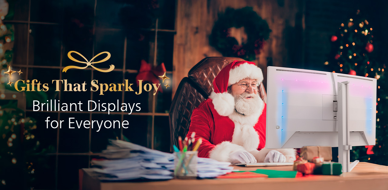 Inspirație pentru cadourile de Crăciun:  recomandările Philips Monitors și Evnia