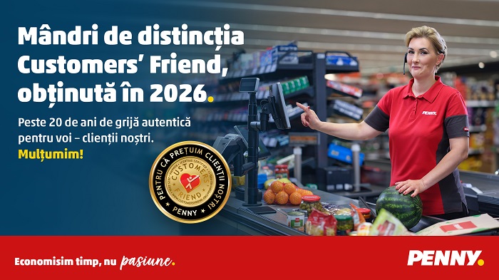 PENNY România obține certificarea internațională Customers’ Friend,  o recunoaștere a relației de încredere construite cu clienții