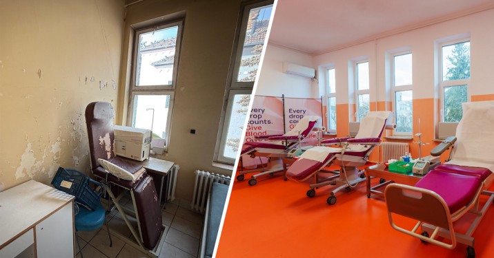 GlobalLogic investește 80.000 de euro în modernizarea Centrului de Transfuzie Sanguină Cluj-Napoca