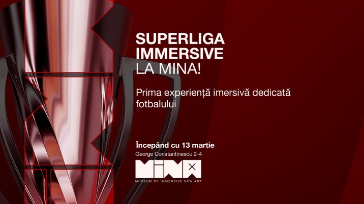 MINA și SuperLiga lansează show-urile imersive dedicate echipelor de top din fotbalul românesc