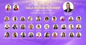 Pe 20 martie, Craiova celebrează performanța feminină la Gala Woman in Power inspired by Anamaria Prodan, ediția #3