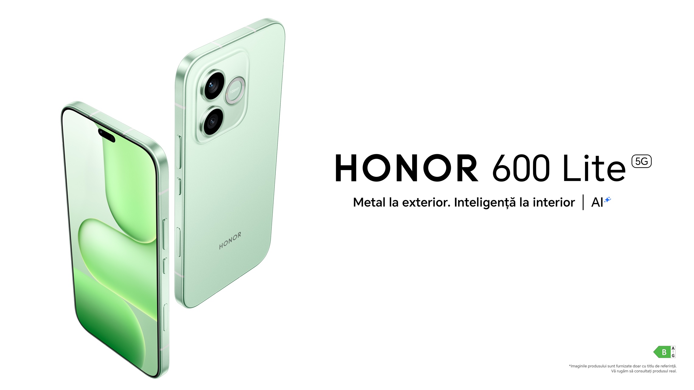 HONOR 600 Lite aduce experiența de flagship într-un format accesibil: design metalic unibody premium, cameră de 108MP și baterie de 6520mAh