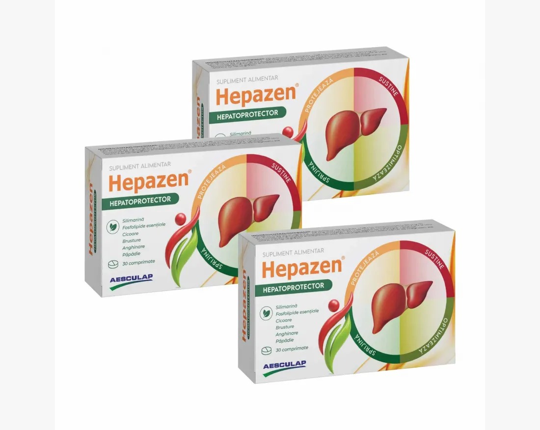 Hepazen se reinventează: același sprijin natural pentru sănătatea ficatului, într-o nouă identitate vizuală